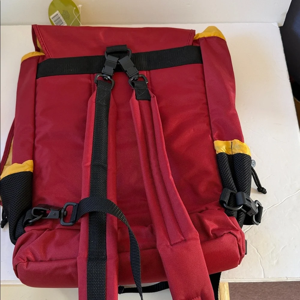 New Vintage Todd Oldham Laptop Bagpack, Red